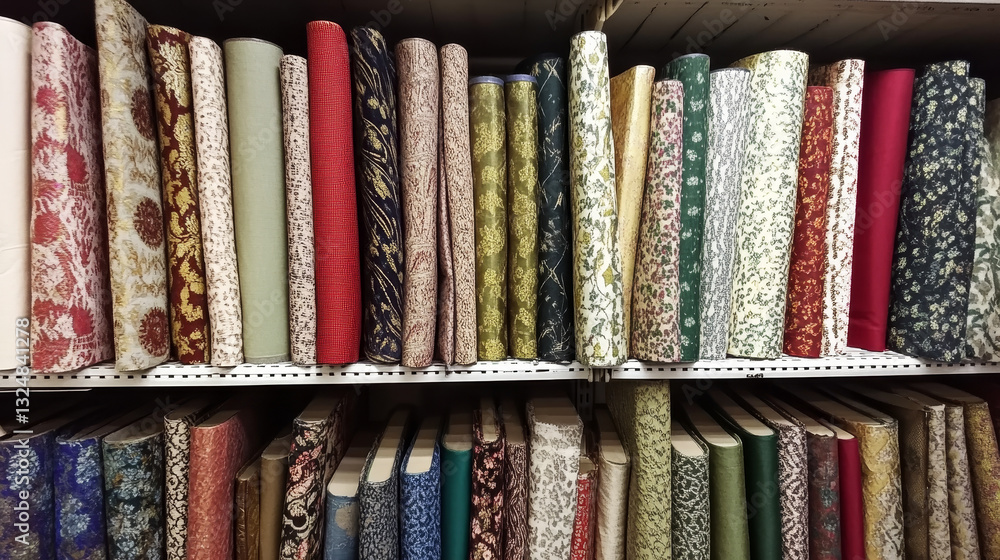 Threads of Inspiration: A Colorful Fabric Display
Threads of Inspiration: A Colorful Fabric Display