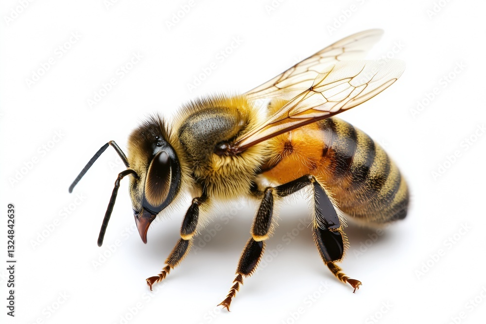 Honeybee landing on lavender flower during sunny afternoon in a vibrant garden Generative AI Honeybee landing on lavender flower during sunny afternoon in a vibrant garden Generative AI