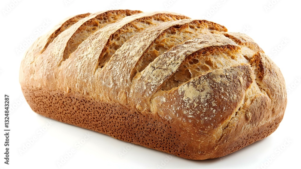 wheat bread slide on a white background wheat bread slide on a white background