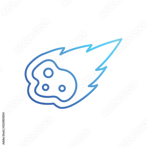 Comet vector icon