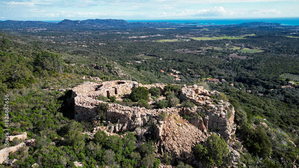 Obraz premium Site Mégalithique - Porto-Vecchio - Corse