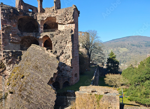 the famous castle of Heidelberg