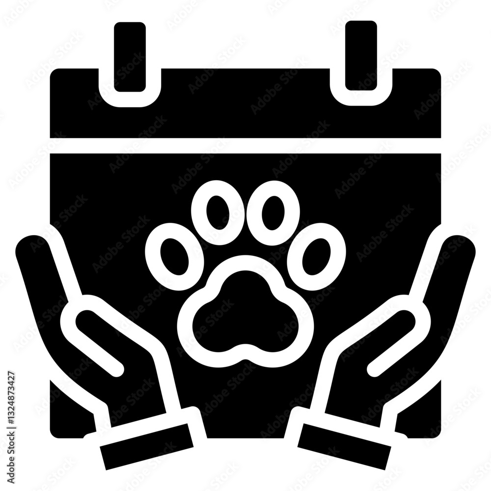 Fototapeta premium Adoption Event icon