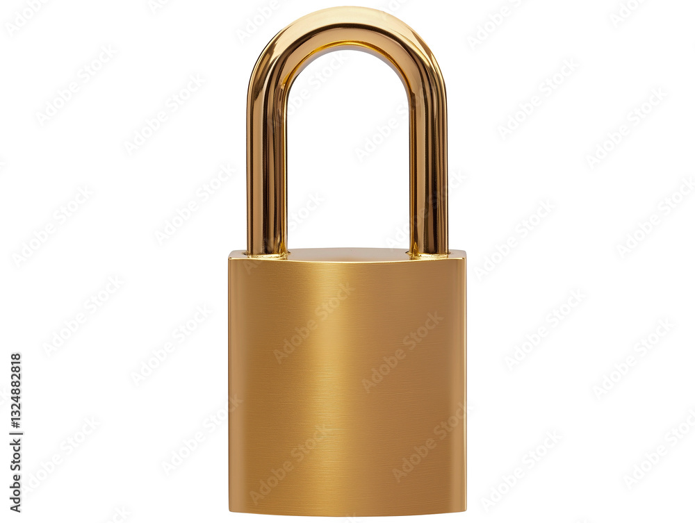 Golden padlock Golden padlock