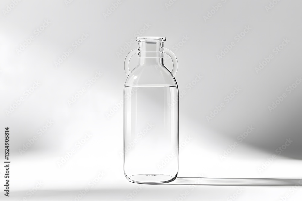 Detailed Hydration Bottle AI Art Isolated In Clean Background Detailed Hydration Bottle AI Art Isolated In Clean Background