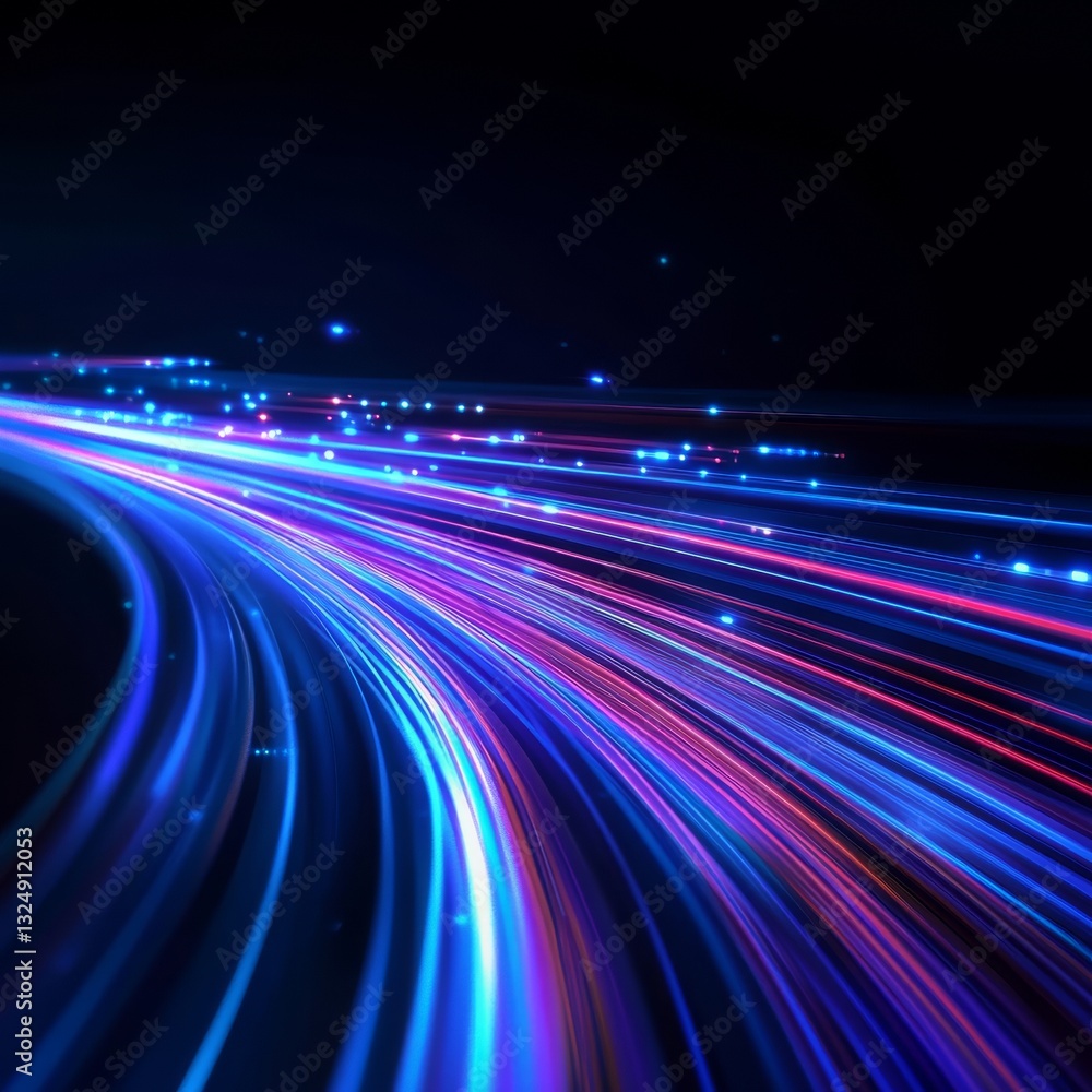 light streak, fiber optic, speed line, futuristic background for 5g or 6g technology wireless data transmission, high-speed internet in abstract light streak, fiber optic, speed line, futuristic background for 5g or 6g technology wireless data transmission, high-speed internet in abstract