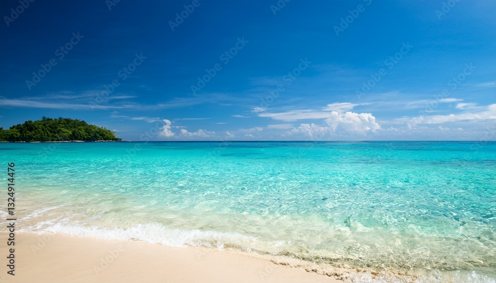summer tropical beach water with crystal clear water on beach background summer tropical beach water with crystal clear water on beach background