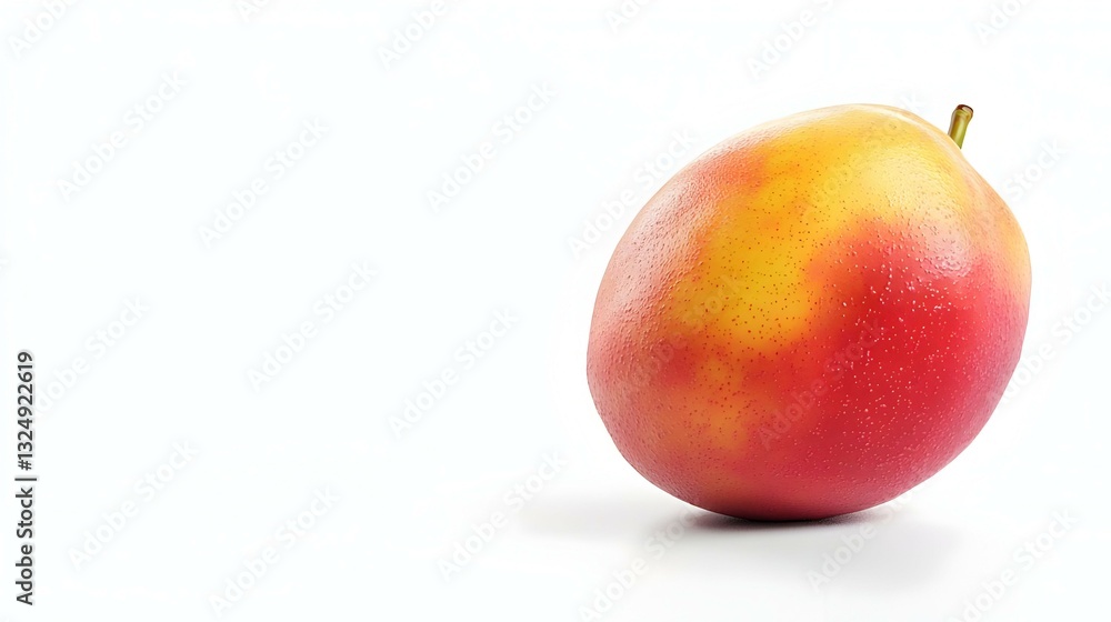 Fototapeta premium Ripe Mango Isolated on White Background
