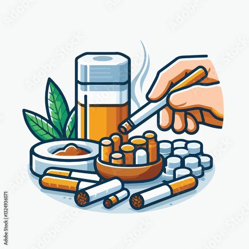 tobacco, nicotine, cigarette, health, background, cigar, smoke, cancer, leaf, addiction, risk, narcotic, unhealthy, toxic, plant, danger, industry, natural, crop, product, organic, nature, habit, harv