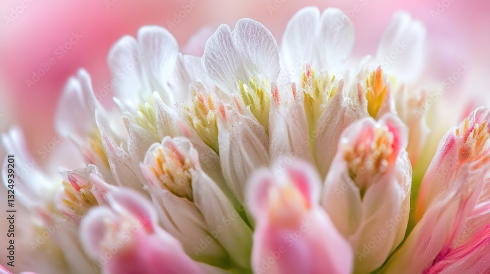 A Macro Perspective of a Multi-Colored Flower Center Showcasing Nature's Intricacies and Vibrant Beauty A Macro Perspective of a Multi-Colored Flower Center Showcasing Nature's Intricacies and Vibrant Beauty