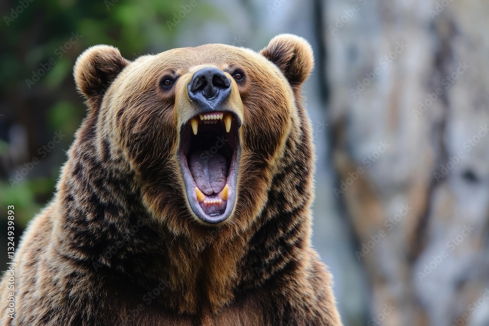 Intense Grizzly Bear Encounter: A Dramatic Display of Wildlife's Most Powerful Predator Intense Grizzly Bear Encounter: A Dramatic Display of Wildlife's Most Powerful Predator