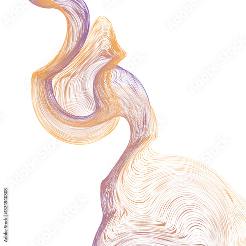 Wavy line vector design, can be used for sale banner, wallpaper, for, brochure, landing page