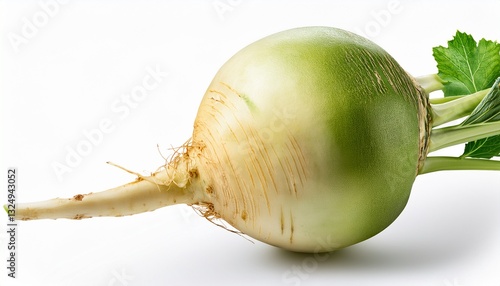 fresh turnip swede isolated over transparent background