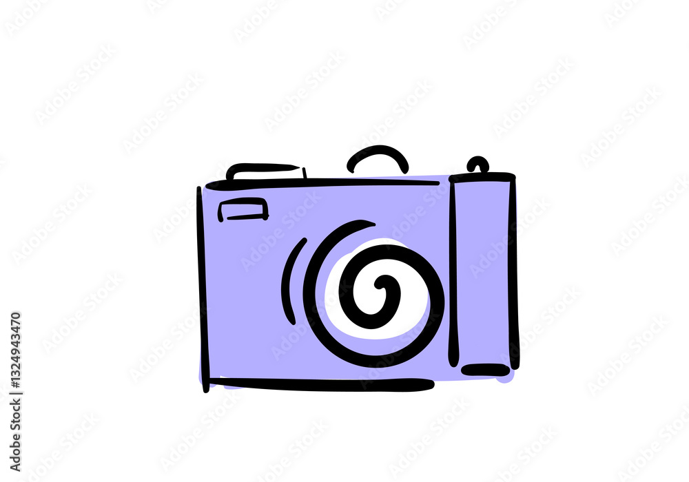 minimal and modern camera icon, designed with clean lines and a sleek appearance. minimal and modern camera icon, designed with clean lines and a sleek appearance.