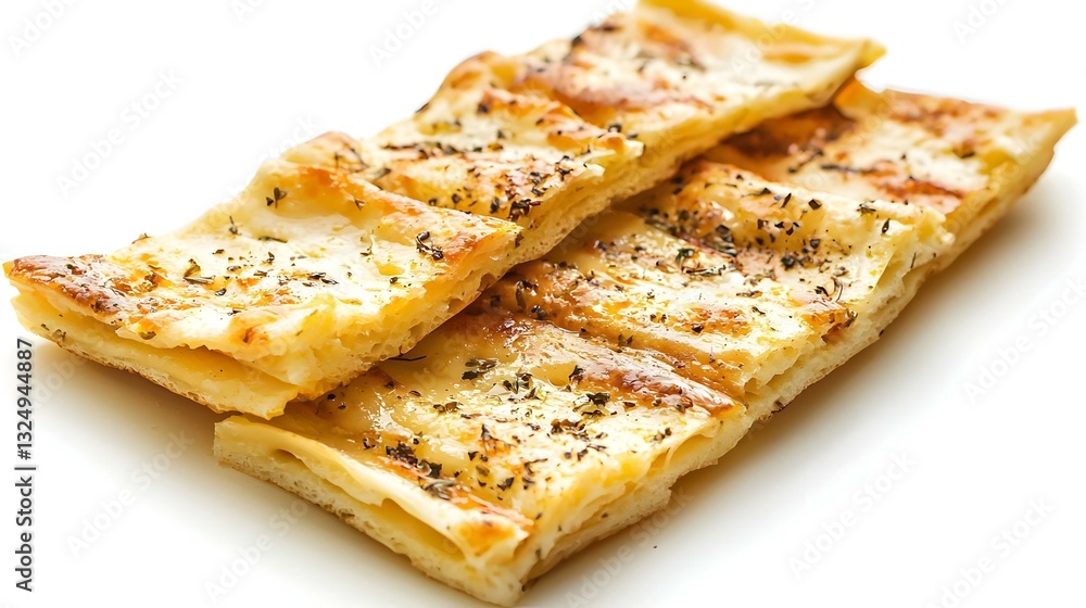 Cheese slices isolated on white background Cheese slices isolated on white background