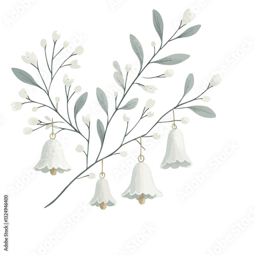 Elegant floral arrangement with gentle colors and soothing design