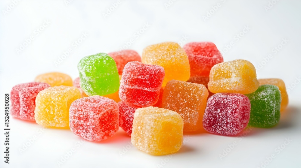 Pile of delicious colorful chewing candies Pile of delicious colorful chewing candies