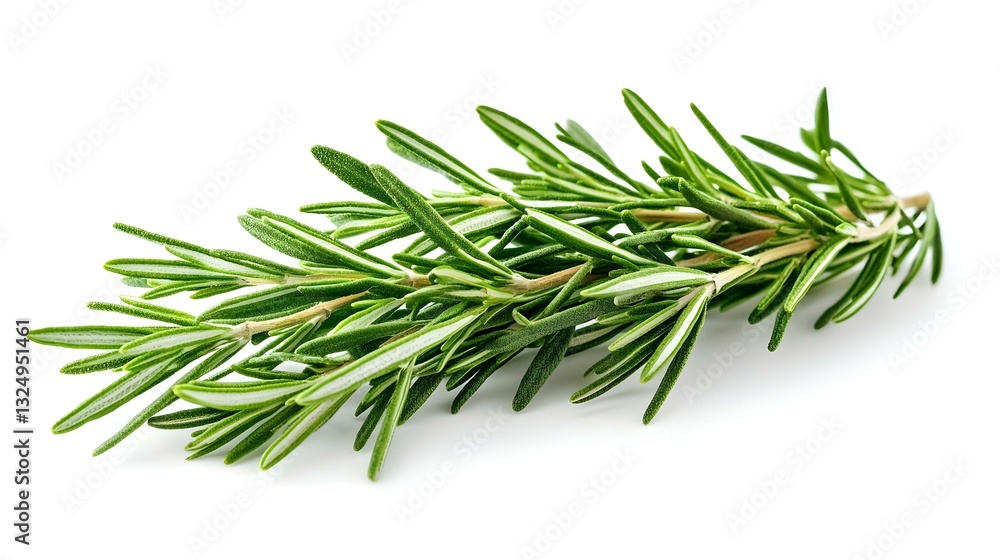 Fototapeta premium Green Rosemary isolated on white background