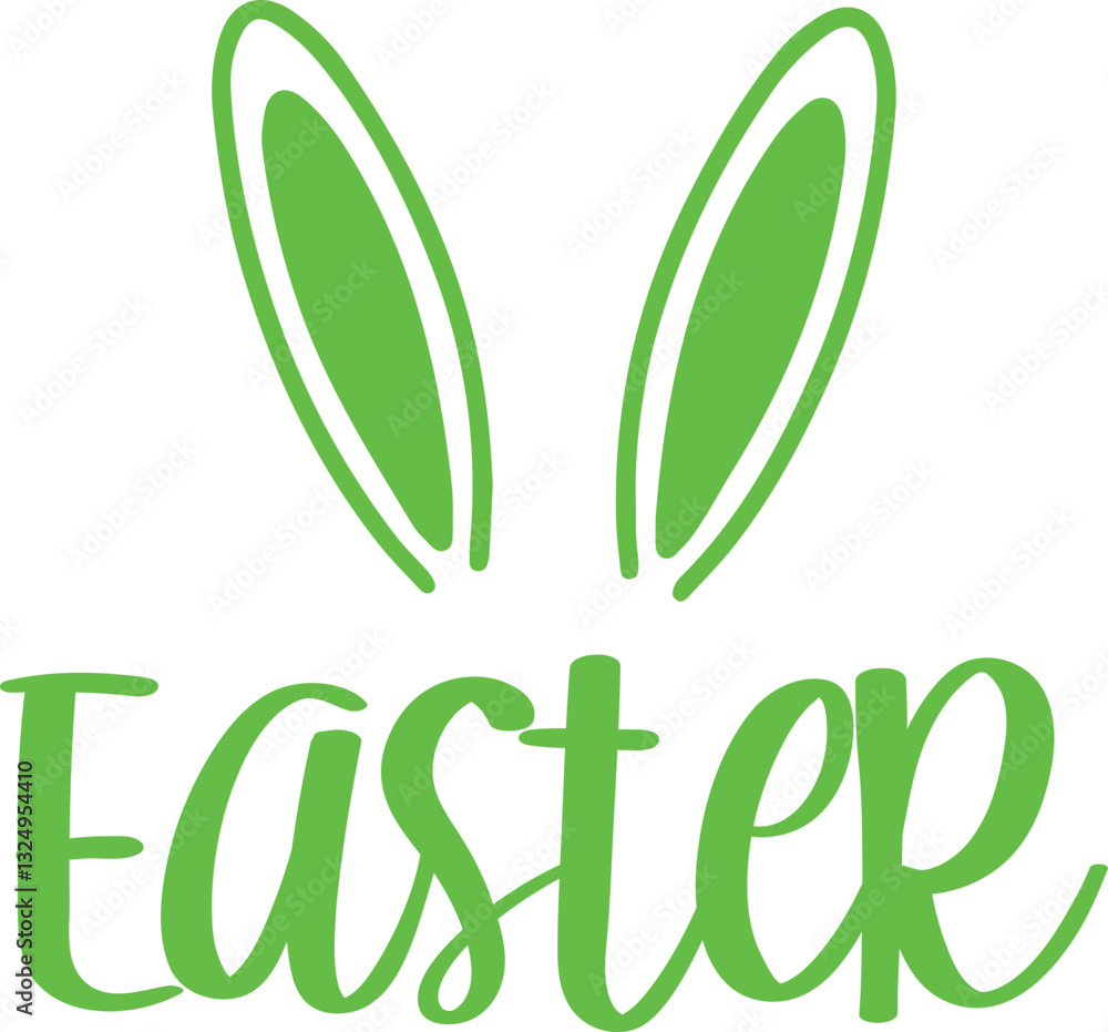Easter typography clip art design on plain white transparent isolated background for card, shirt, hoodie, sweatshirt, apparel, tag, mug, icon, poster or badge Easter typography clip art design on plain white transparent isolated background for card, shirt, hoodie, sweatshirt, apparel, tag, mug, icon, poster or badge