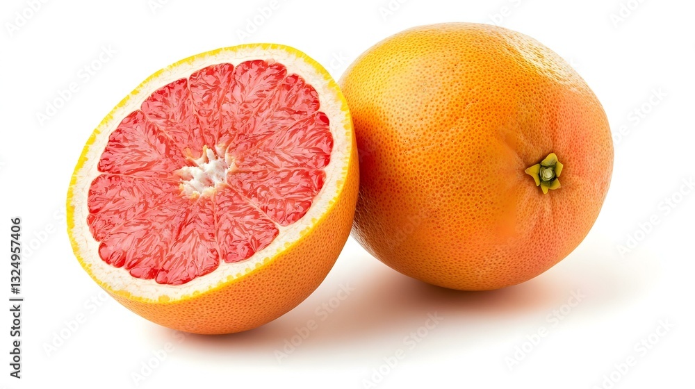 Grapefruit isolated on white background Grapefruit isolated on white background