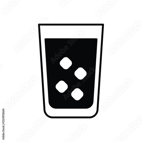 Chai Iced Tea vector icon