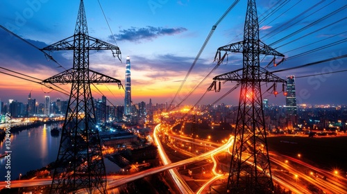 Enhancing urban energy grids with futuristic technology and design