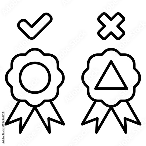 Counterfeit  Icon Element For Design