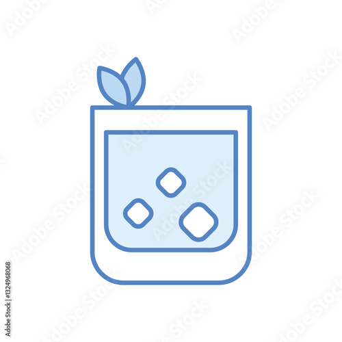 Mango Lassi vector icon