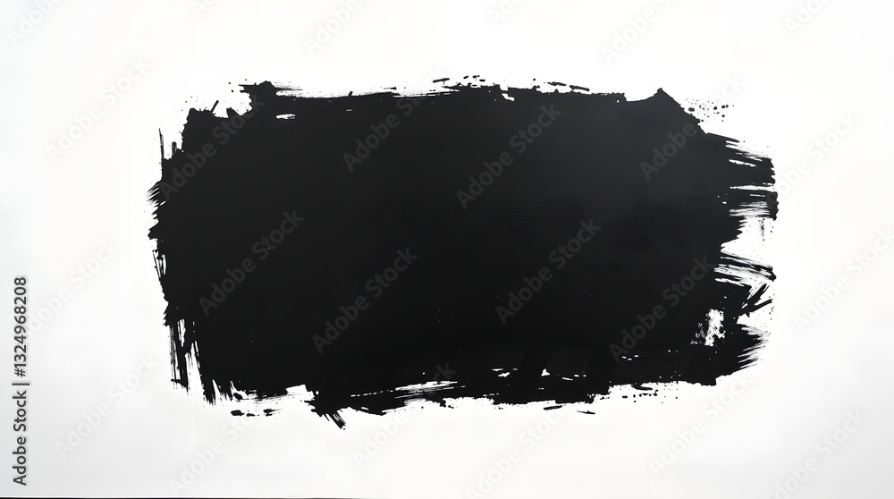 Black Brush Stroke Texture Background Abstract Grunge Paint Effect for Digital Design
Black Brush Stroke Texture Background Abstract Grunge Paint Effect for Digital Design