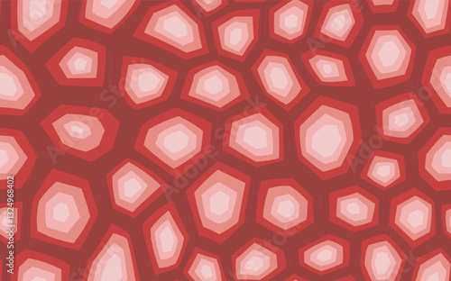 Abstract modern turtle shell seamless pattern. Animals trendy background. Pink decorative vector illustration for print, fabric, textile. Modern ornament of stylized skin.