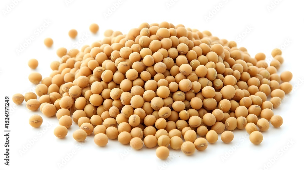 Soybeans isolated on white background Soybeans isolated on white background