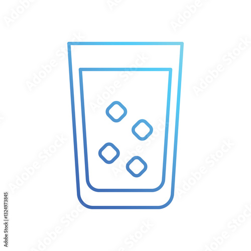 Chai Iced Tea vector icon