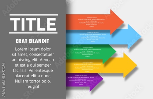 Colorful Arrow Infographic – Multi-Step Process Diagram