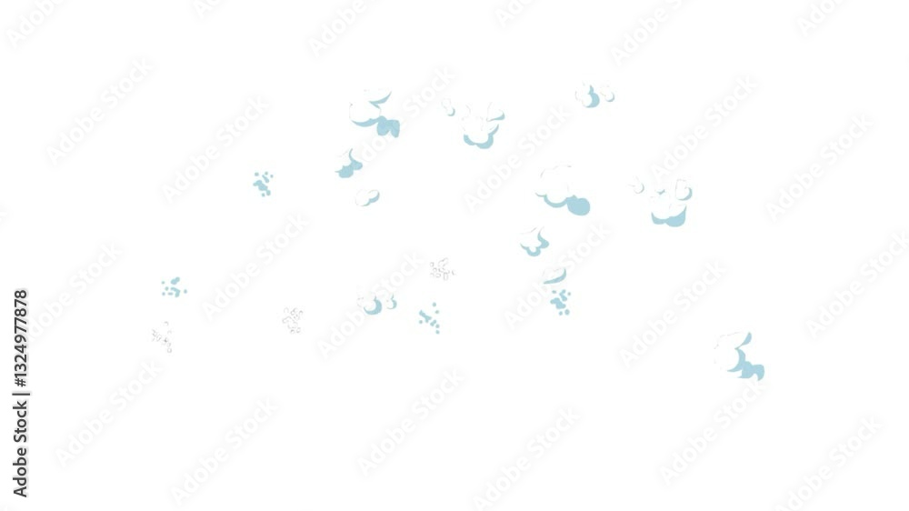 Cartoon smoke explosion on transparent background. Cartoon Smoke transition animation. Smoke explosion, Chroma key, 4K video. Cartoon smoke explosion on transparent background. Cartoon Smoke transition animation. Smoke explosion, Chroma key, 4K video.