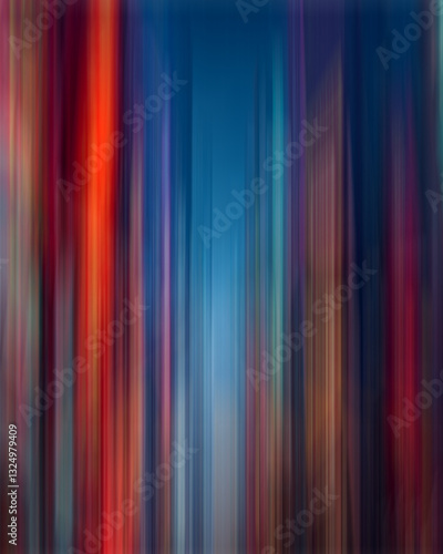 Abstract colorful stripes motion blurr overlay
