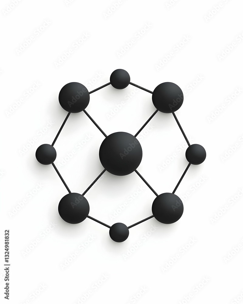 Network of connected nodes Network of connected nodes