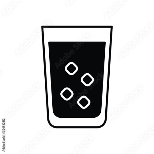 Chai Iced Tea vector icon