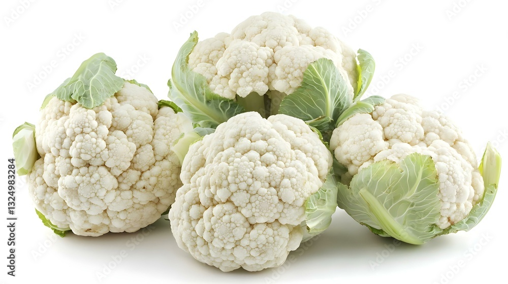 cauliflower isolated on white background cauliflower isolated on white background