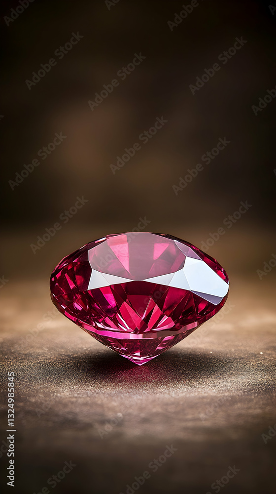 Radiant, crimson gemstone Radiant, crimson gemstone