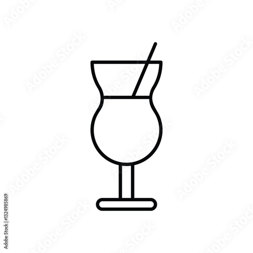 Pi�a Colada vector icon