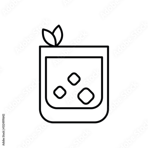 Mango Lassi vector icon