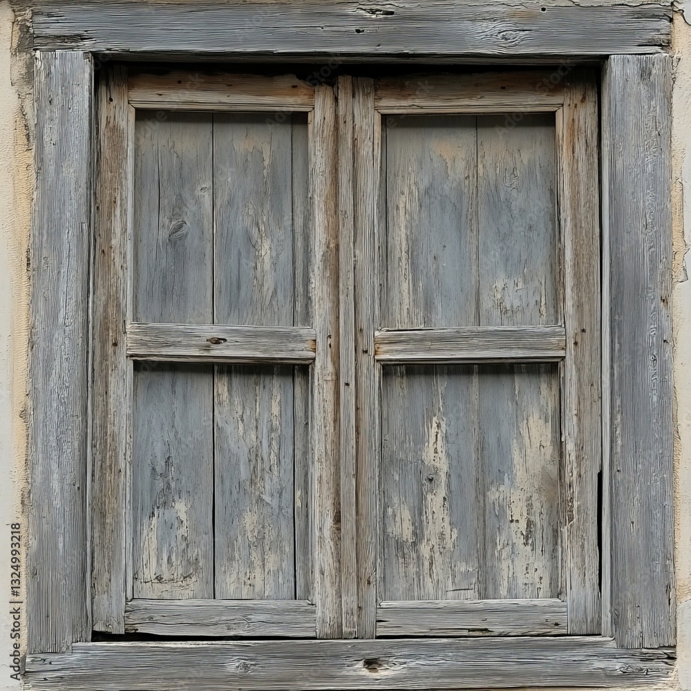 Old wooden window Old wooden window