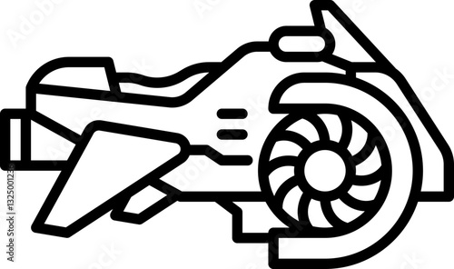Hover bike icon