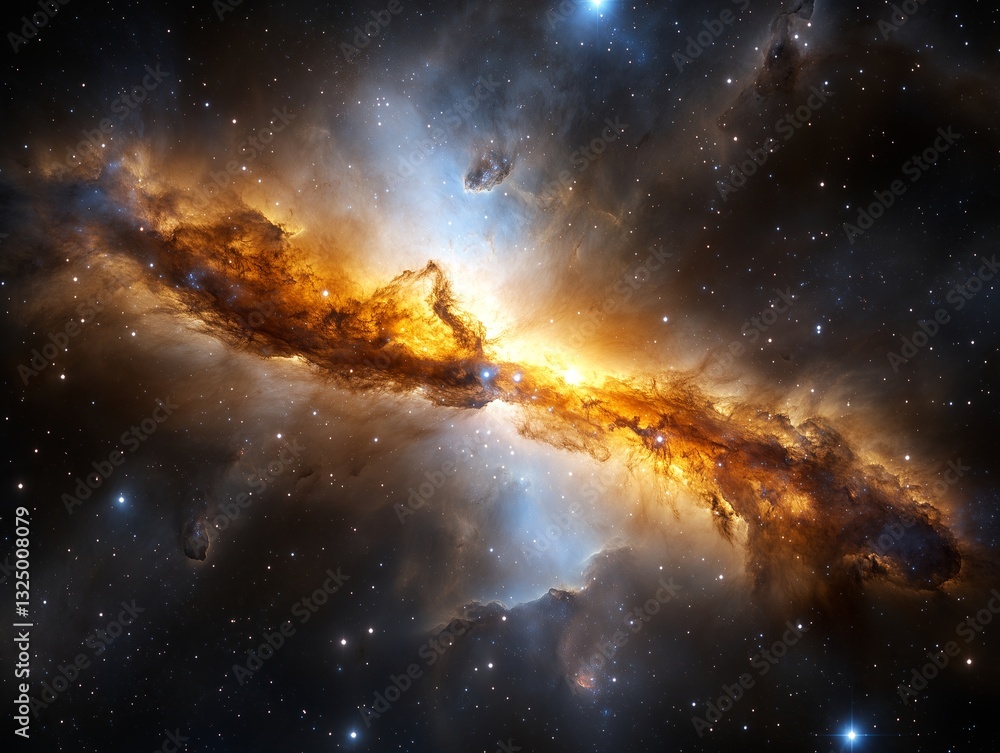 Fototapeta premium Supernova background, space galaxy cloud nebula ,stars, desktop wallpaper, screensaver.