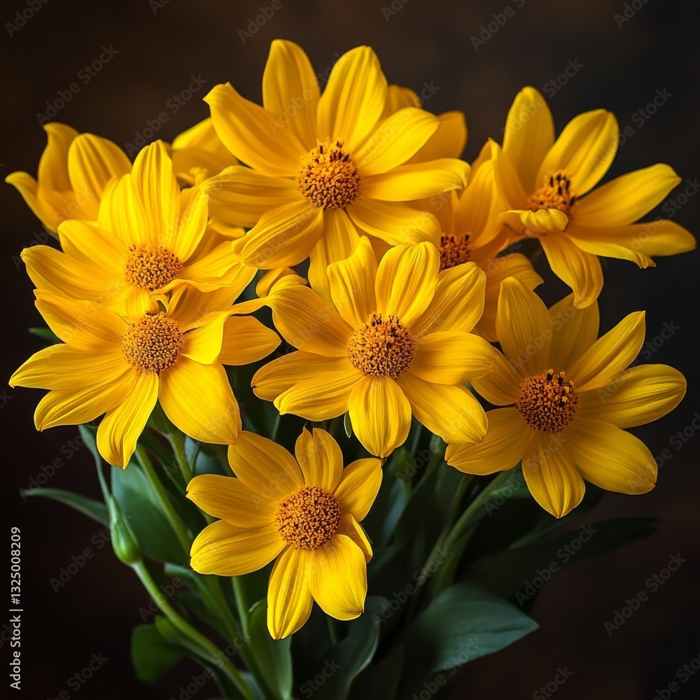 Fototapeta premium Heliopsis blooms in sunny hues