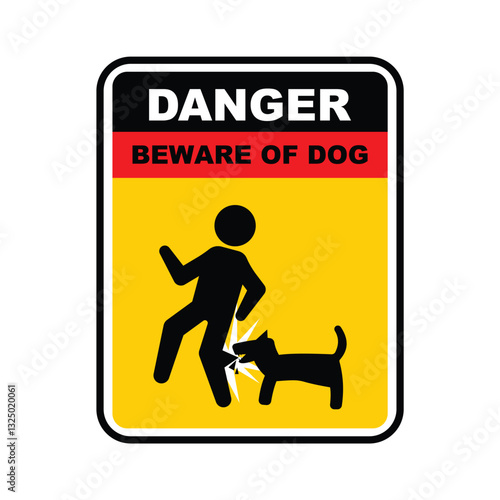 danger beware of dog sign