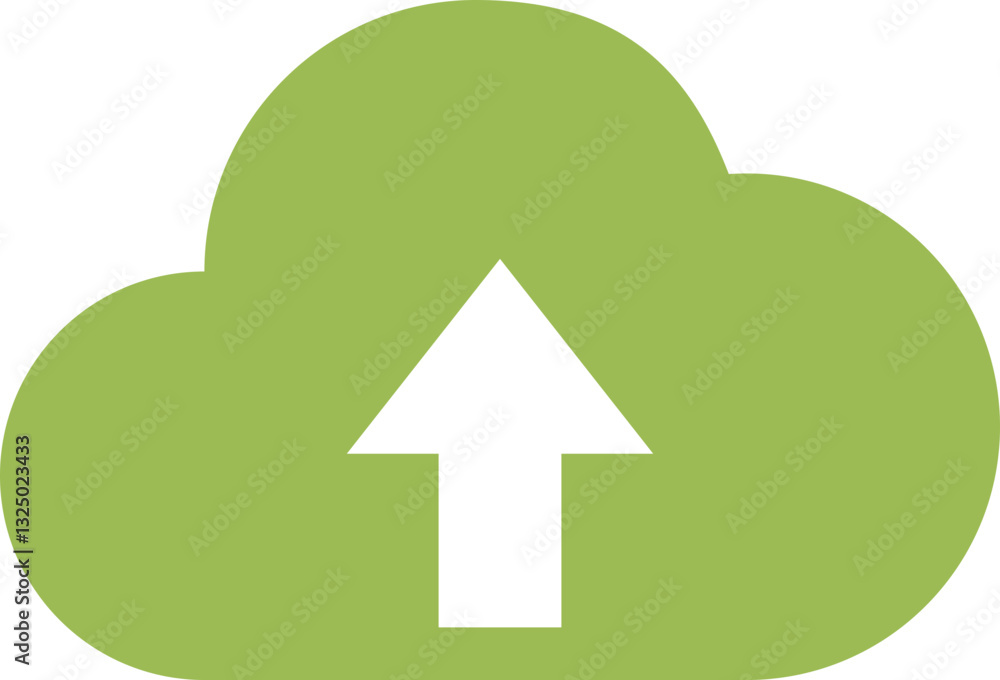 upload icon vector. cloud storage with arrow up icon sign. SVG upload icon vector. cloud storage with arrow up icon sign. SVG