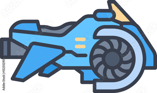 Hover bike icon