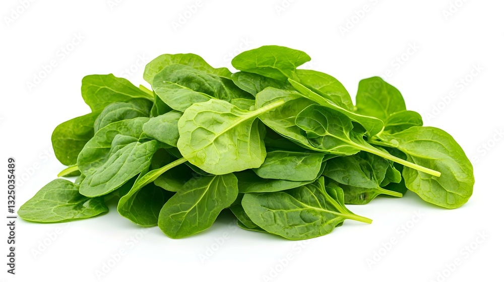 Fototapeta premium Mizuna lettuce isolated Japanese Mustard