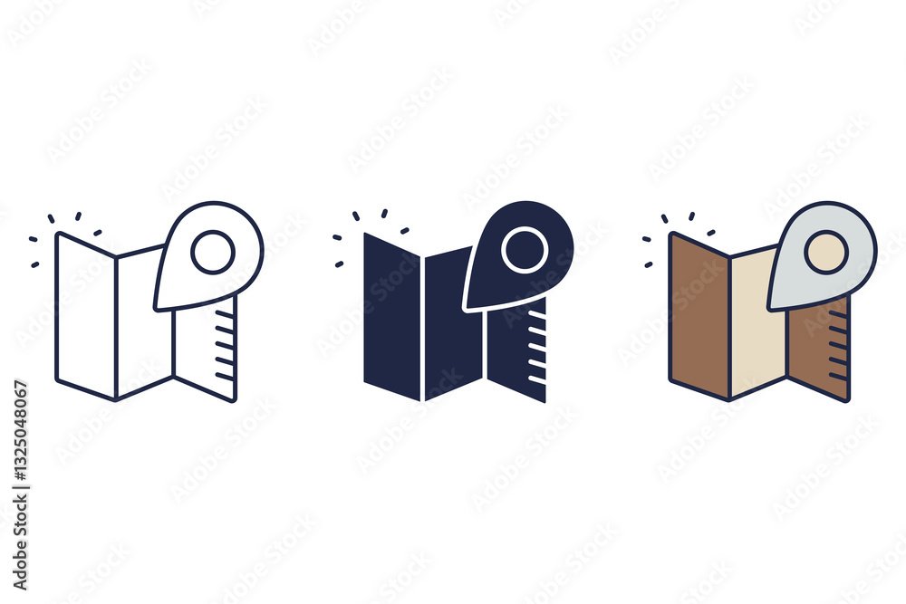 map icons isolated on White Background. Flat style design
map icons isolated on White Background. Flat style design